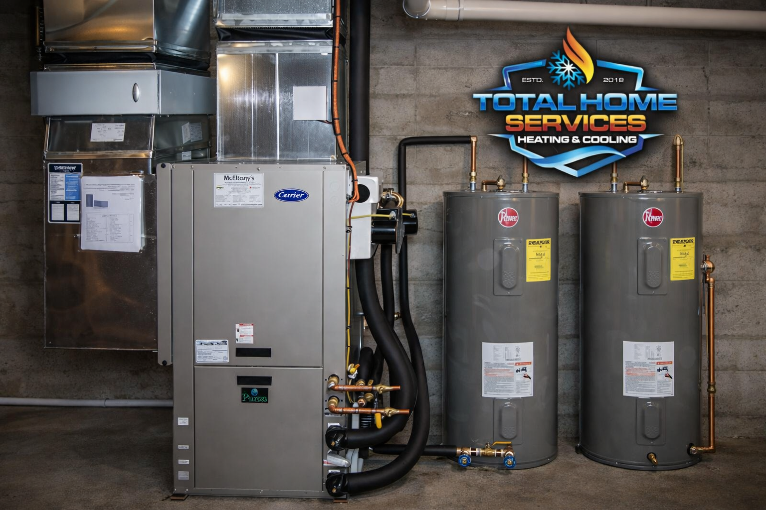 geothermal HVAC system installation and repair Lake of the Ozarks Missouri energy efficient ground source heating cooling Total Home Services Heating and Cooling