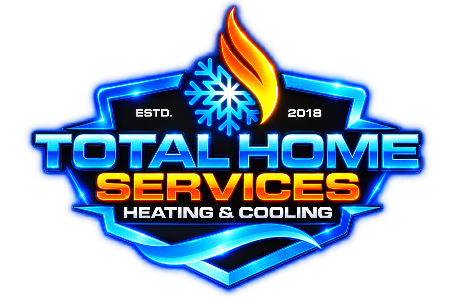HVAC Winterization Total Home Services Heating & Cooling logo
